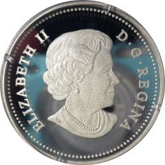 20 Dollars - Elizabeth II Three-dimensional leaping cougar