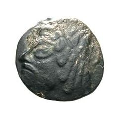 Unknown Æ - Anonymous Kangju, 3rd period, facing left, retrograde tamgha, with two dots