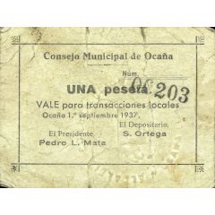 1 Peseta Ocaña