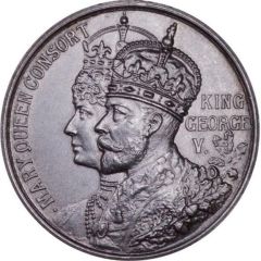 Medal - George V Coronation, J. Moore, silver