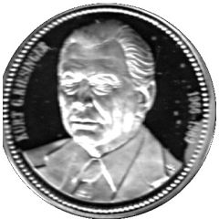 Token - Chancellors and Presidents of Germany Kurt G. Kiesinger