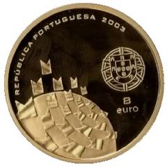 8 Euros Values of Football - Celebration, Gold