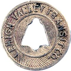 Fare Check Token - Lehigh Valley Transit Co. Allentown, Pennsylvania