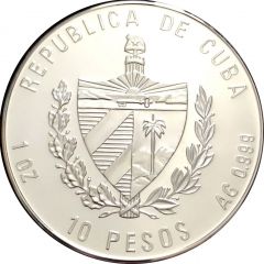 10 Pesos 1st. Wind Rose of Juan de la Cosa