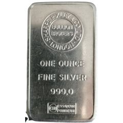 1 Oz Silver - Sharps Pixley Bullion Brokers No S.N W/Logo