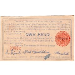 1 Peso Red seal