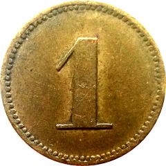 1 Pfennig Werth-Marke