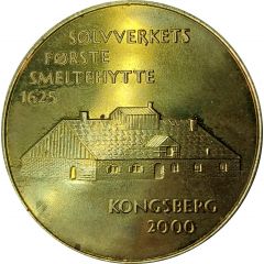 Medal - Kongsberg silver works first smelter