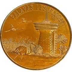 Monnaie de Paris Tourist Token - Palavas-les-Flots La tour et le flamand rose