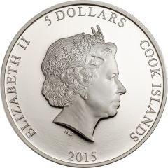 5 Dollars - Elizabeth II Peacock