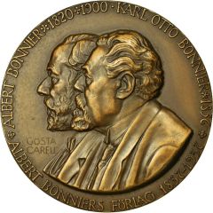 100th anniversary of Albert Bonniers publishing house - Albert and Karl Otto Bonnier