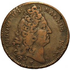 Jeton - Louis XIV et son successeur Louis XV