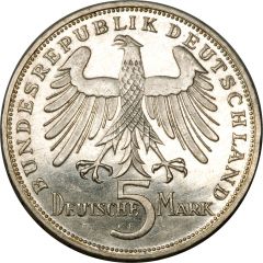 5 Deutsche Mark Friedrich von Schiller