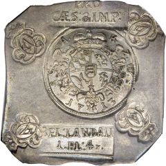 1 Gulden / 4 Kreuzer - Charles Alexander Siege Coinage