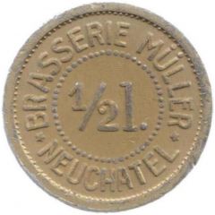 1/2 Liter beer - Brasserie Müller Neuchâtel
