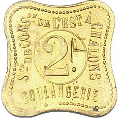 2 Francs - Boulangerie Chalons