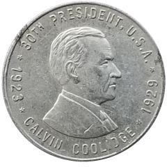 Token - Calvin Coolidge 30th President