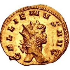 Double Aureus `Binio` - Gallienus AETERNITAS AVG; Rome
