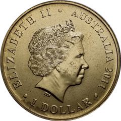 1 Dollar - Elizabeth II 4th Portrait - Wiggles - Four friends
