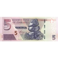5 Dollars Bond Note