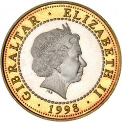 2 Pounds - Elizabeth II The Ceryneian Hind
