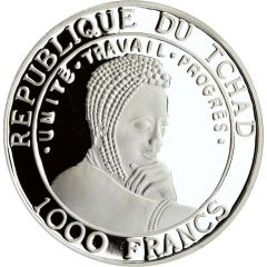 1000 Francs Bird of Paradise