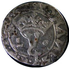 Vintém `L-o` or `o-L`– João III Lisboa mint