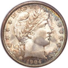 1/2 Dollar `Barber Half Dollar`