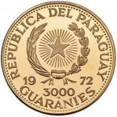 3000 Guaraníes Munich Olympics - Soccer
