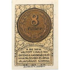 8 Fillér Hadsegélyező Hivatal