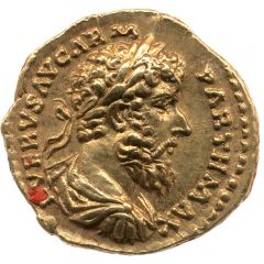 Aureus - Lucius Verus FORT RED TR P VIIII IMP V COS III, Fortuna