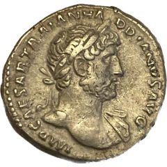 Denarius - Hadrian P M TR P COS III, Roma
