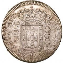 640 Réis - Maria I Bahia Mint