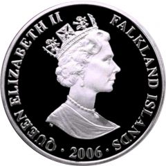 1 Crown - Elizabeth II John Ross and James Clark Ross, Silver Proof Issue