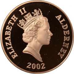 5 Pounds - Elizabeth II Duke of Wellington, Gold Proof