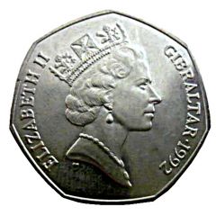 50 Pence - Elizabeth II Christmas