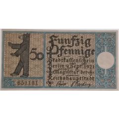 50 Pfennig Districts Series - Issue 12: Steglitz