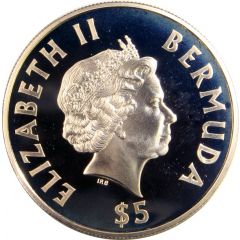 5 Dollars - Elizabeth II Cricket