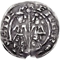 Penny - Civil War Ornamented group, King Stephen and Queen Matilda