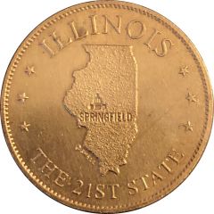 Token - Shell’s States of the Union Coin Game, Version 1 Illinois