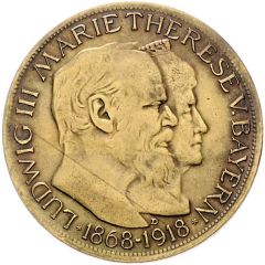3 Mark - Louis III Golden Wedding Anniversary - Pattern