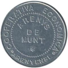 2 Pesetas - Cooperativa Económica Arenyense