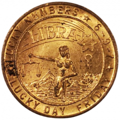The Ushers Zodiac Coin - Libra Venice, California