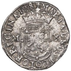 1 Testoon - Mary I 1st Period, Type IIIb