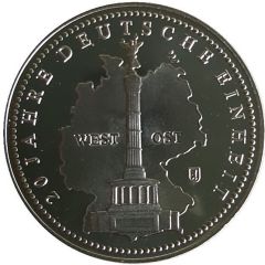 Token - Die Deutschen Prägestätten 20 Years of German Reunification
