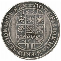 1 Thaler - John Frederick II, John William and John Frederick III