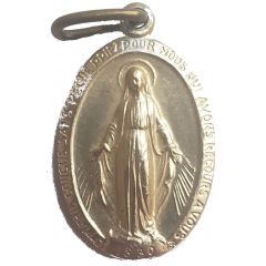 Miraculous Medal of Our Lady of Graces Oval, aluminium, 20 mm, figure type II