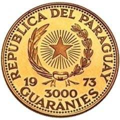 3000 Guaraníes Teotihucana Culture Sculpture