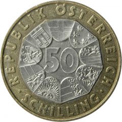 50 Schilling European Monetary Union