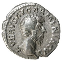 Denarius - Lucius Verus TR P III IMP II COS II, Armenia